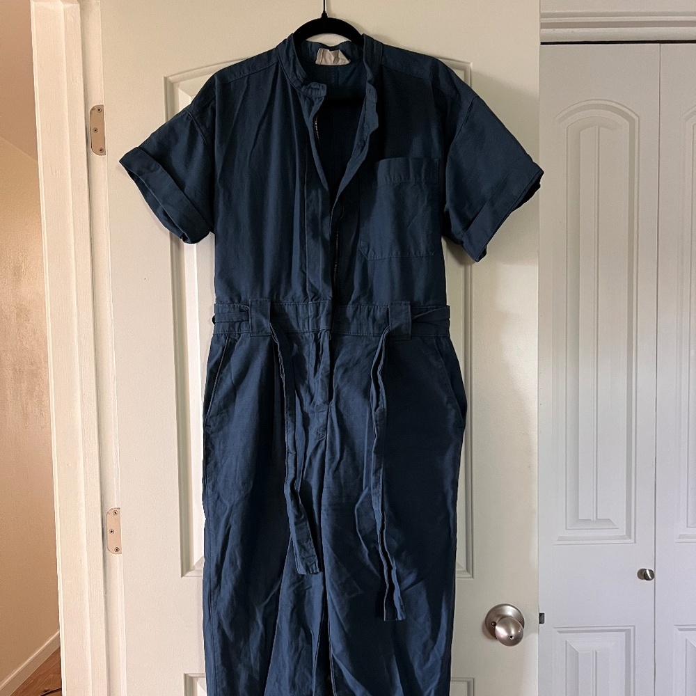 Everlane short-sleeved jumpsuit